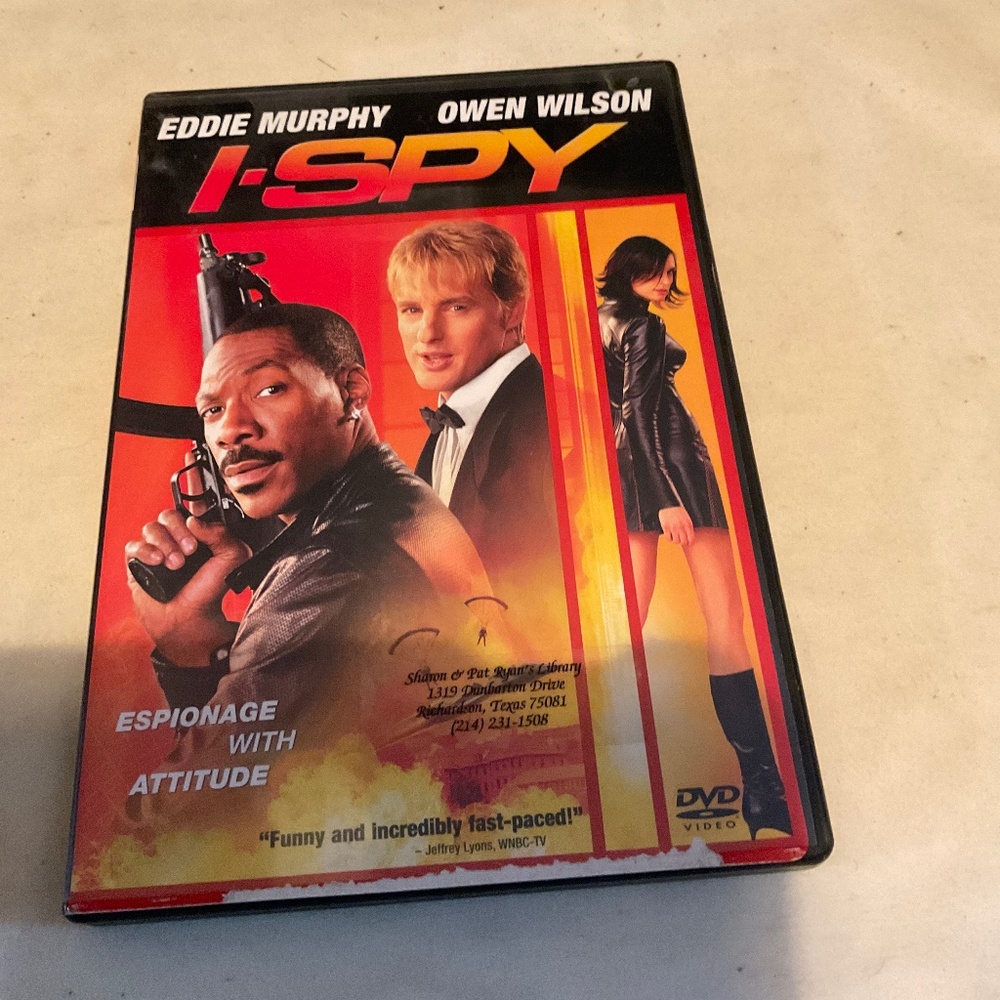 DVD - I-Spy with Eddie Murphy and Owen Wilson. V22